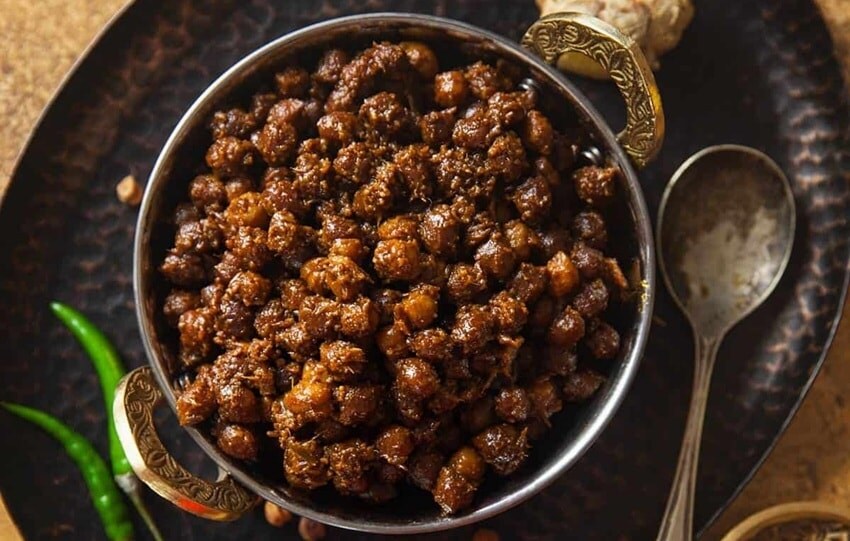 Black Chana Stir Fry