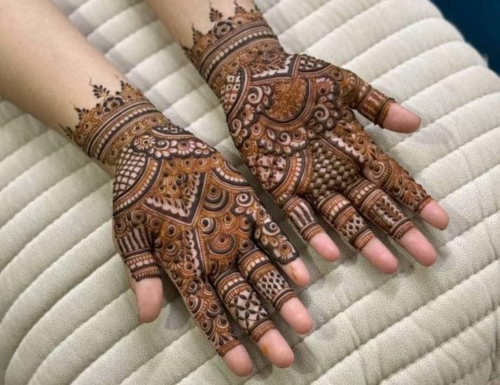 New mehndi design for bride