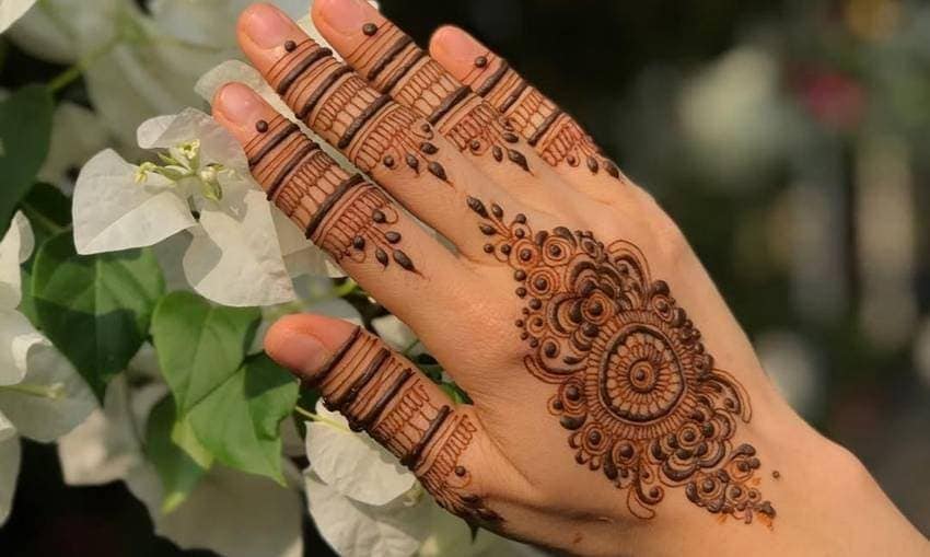 Mehndi design for bride