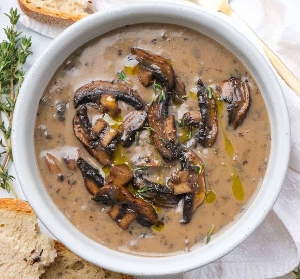 Creamy Mushroom Soup - No Cream