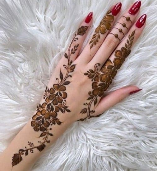 Trending mehndi designs for sangeet and engagement