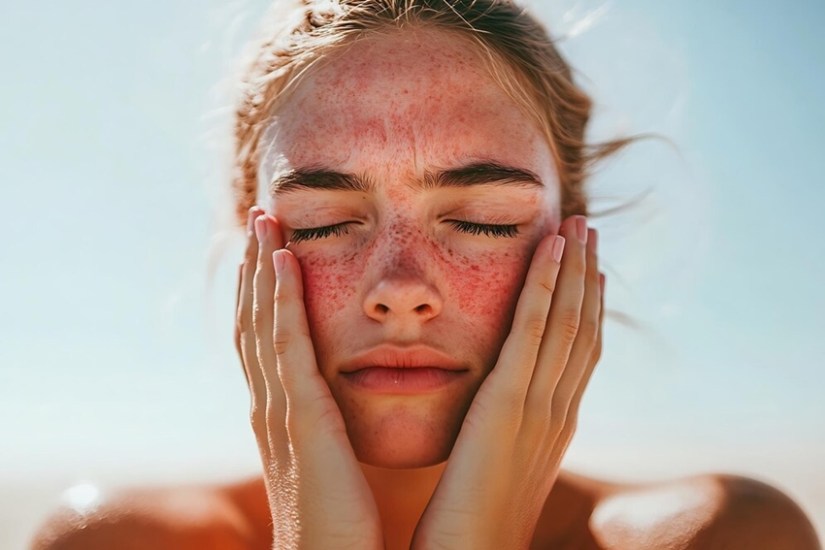 rice water skin damage