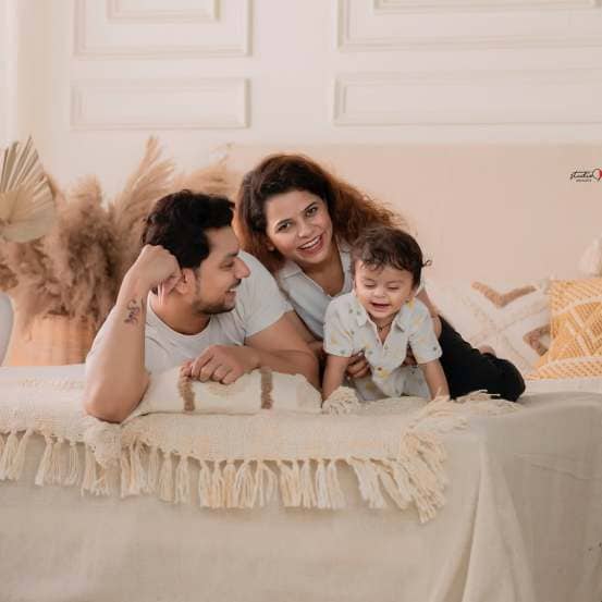 kartiki gaikwad baby boy first birthday