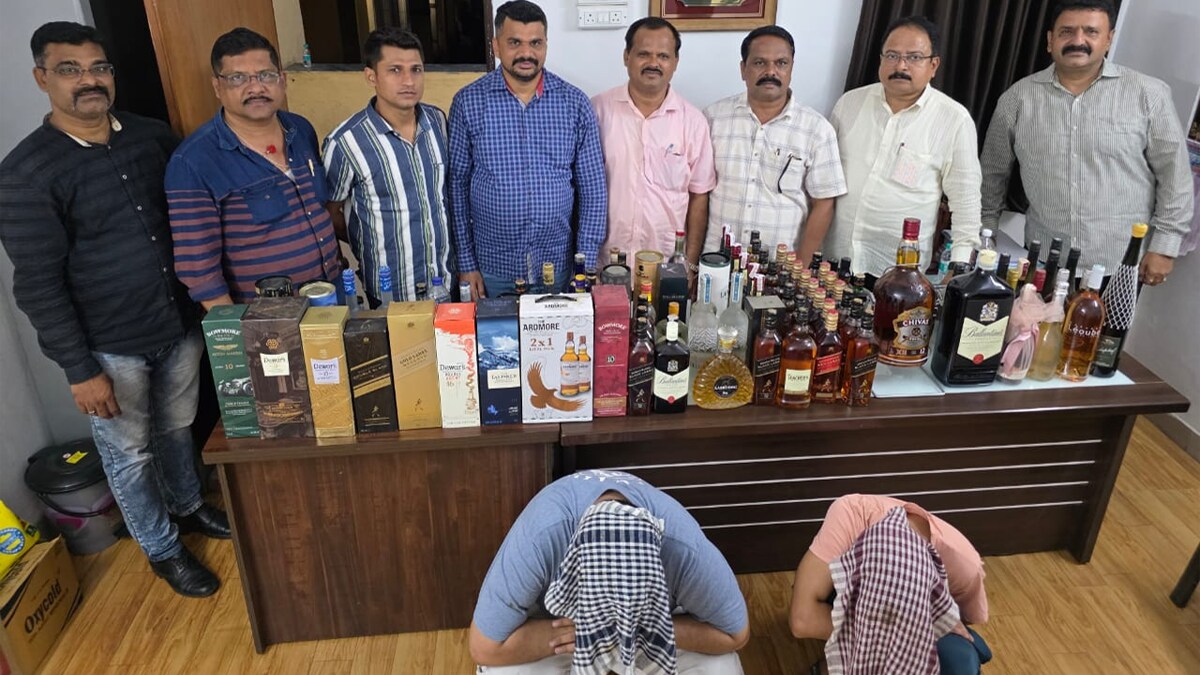 Branded liquor from well-known companies seized; three arrested, action taken by the Excise Department ulhasnagar