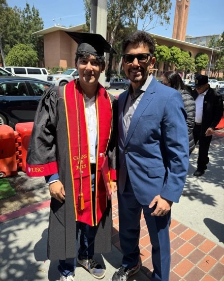 madhuri dixit son arin nene completed graduation in america