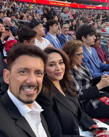 madhuri dixit son arin nene completed graduation in america