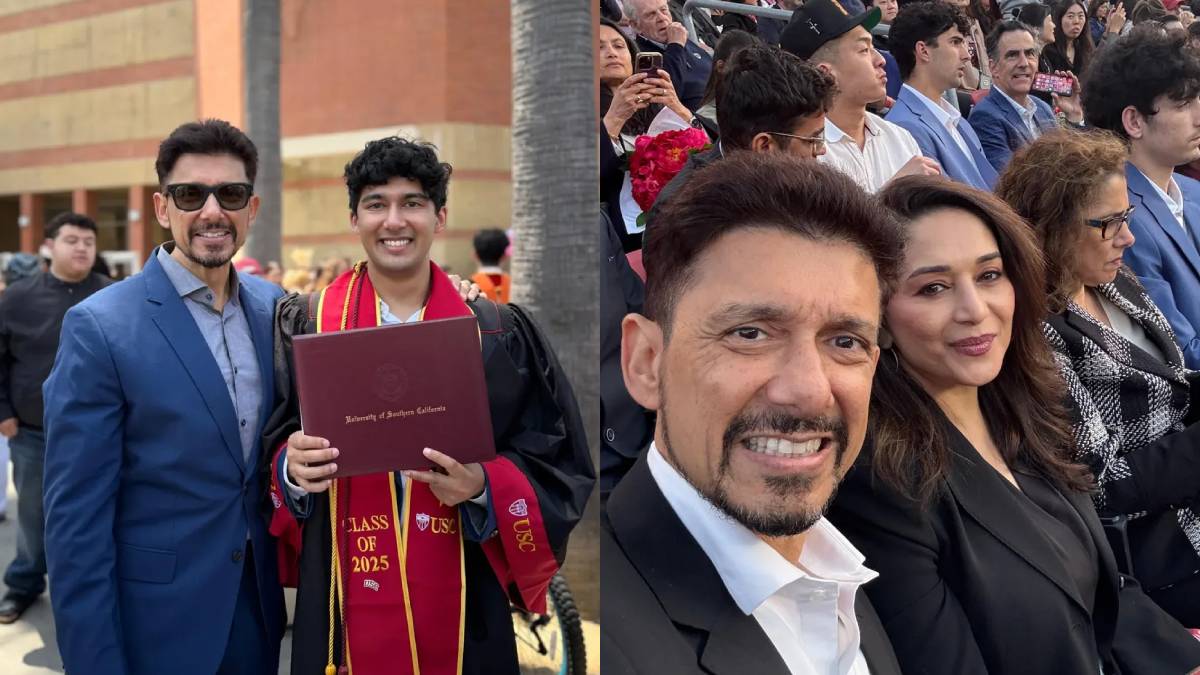 madhuri dixit son arin nene completed graduation in america