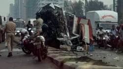 पूर्व द्रुतगती मार्गावर दोन वाहनांची धडक, वाहतूक कोंडीमुळे वाहनचालक हैराण