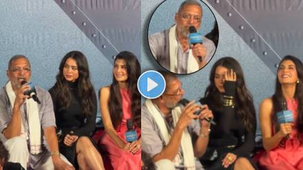 nana patekar asked question to jacqueline fernandez in marathi language