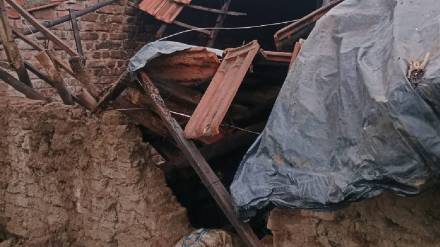 heavy rain damage crops houses Sinnar taluka nashik