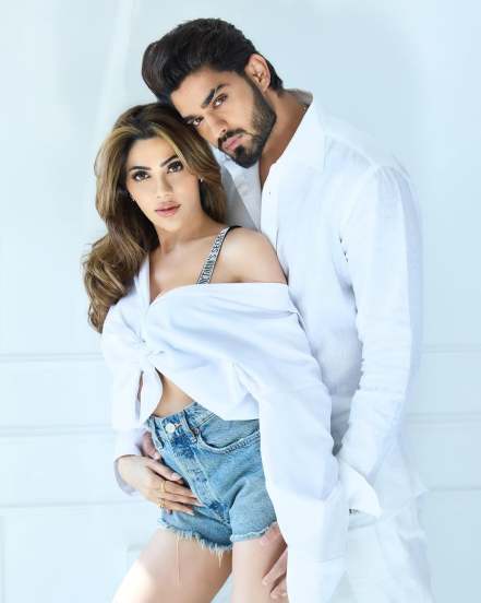 nikki tamboli and arbaz patel bold photoshoot