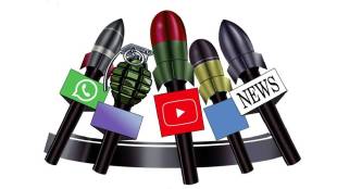 nilu damle article in lokrang about Journalism, war reporting, social media hype and the situation in India