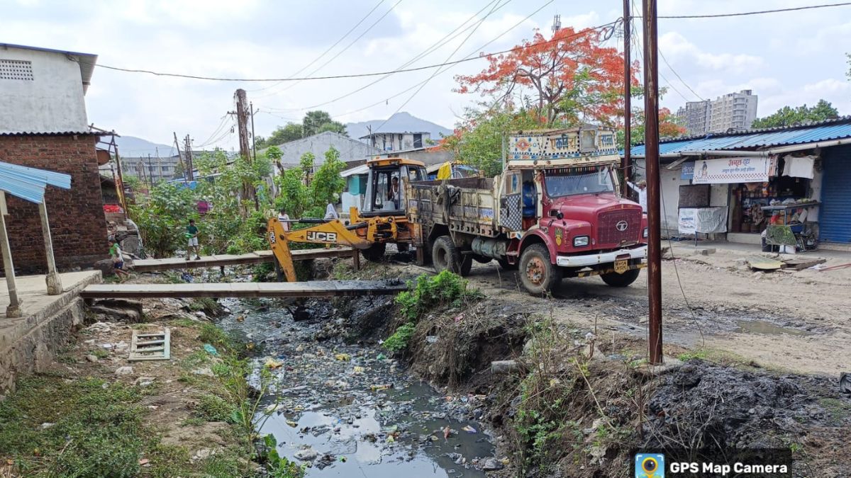 palghar drainage cleaning delay issue monsoon
