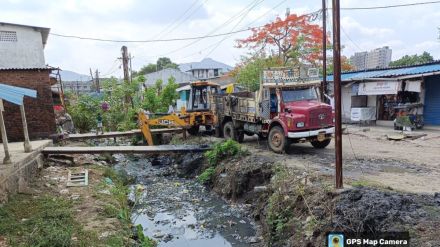 palghar drainage cleaning delay issue monsoon