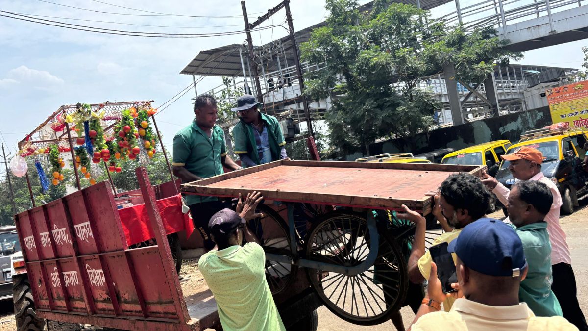 palghar street vendors encroachment action