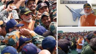 pm narendra modi adampur airbase visit photos