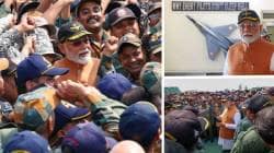 Photos : ऑपरेशन सिंदूरनंतर पंतप्रधान मोदी आदमपूर एअरबेसवर; जिगरबाज वायूदलाची घेतली भेट, पाहा फोटो