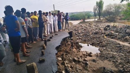 pune indapur daund heavy rain ajit pawar Dattatray Bharne inspection