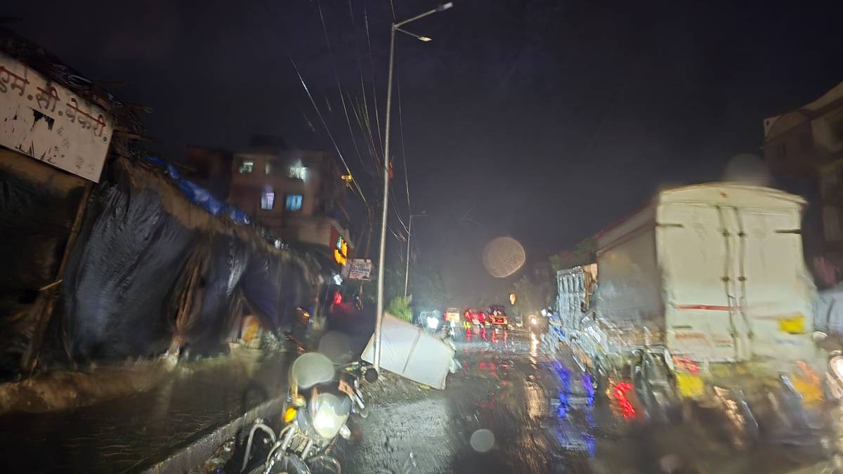 rain in Vasai Virar news in marathi