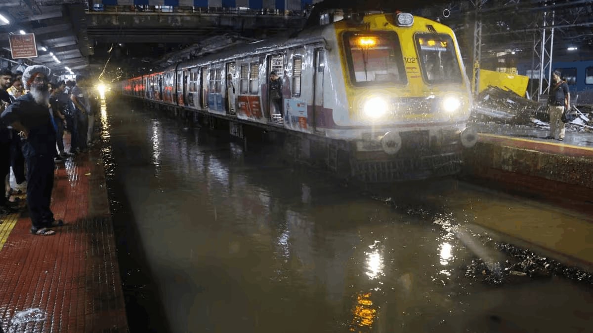 Central Railway has collapsed Blame has been put on the BMC mumbai