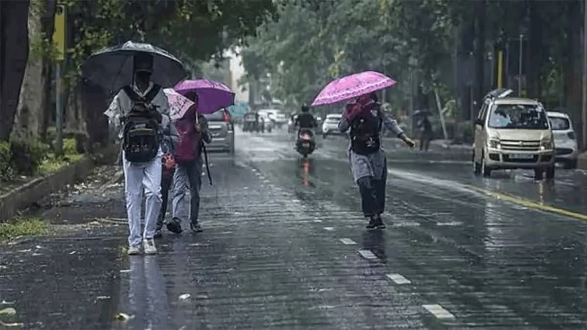 Rain for the next 4 days The weather department has issued a rain alert in some district of maharashtra