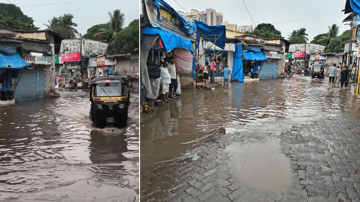 Due to rain, water was seen collected in areas near drains in many parts of the eastern suburbs municipal corporation’s claims about drain cleaning were false