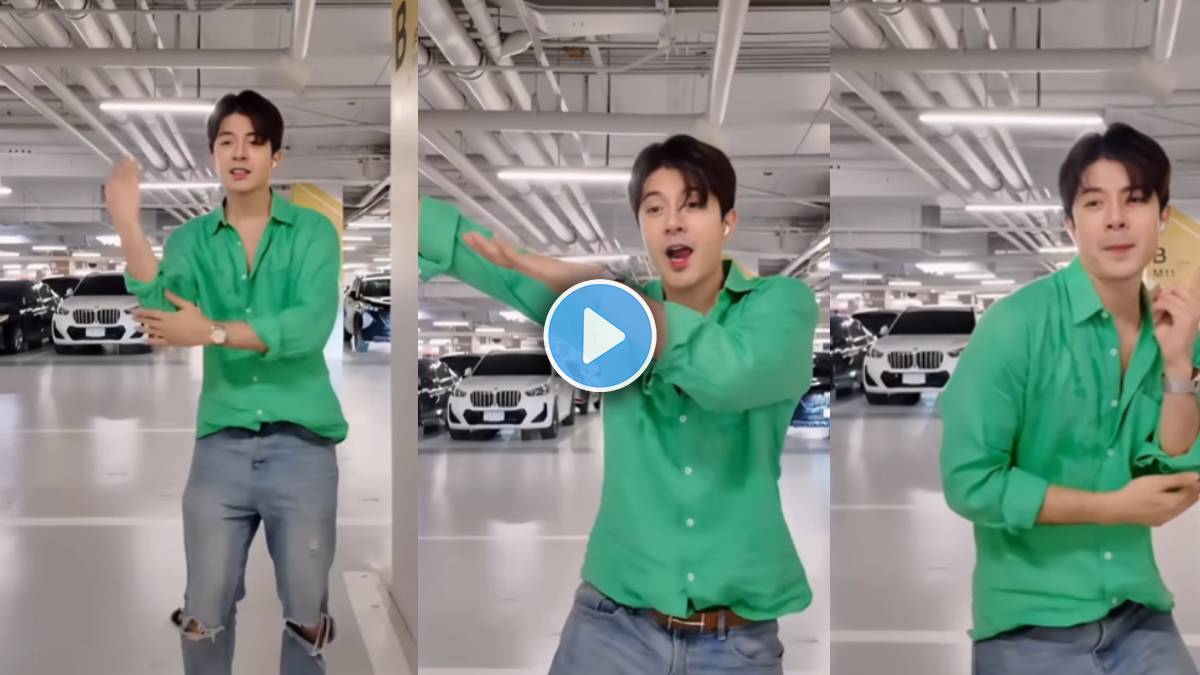 thailand actor nipat charoenphol dances on sanju rathod shaky marathi song