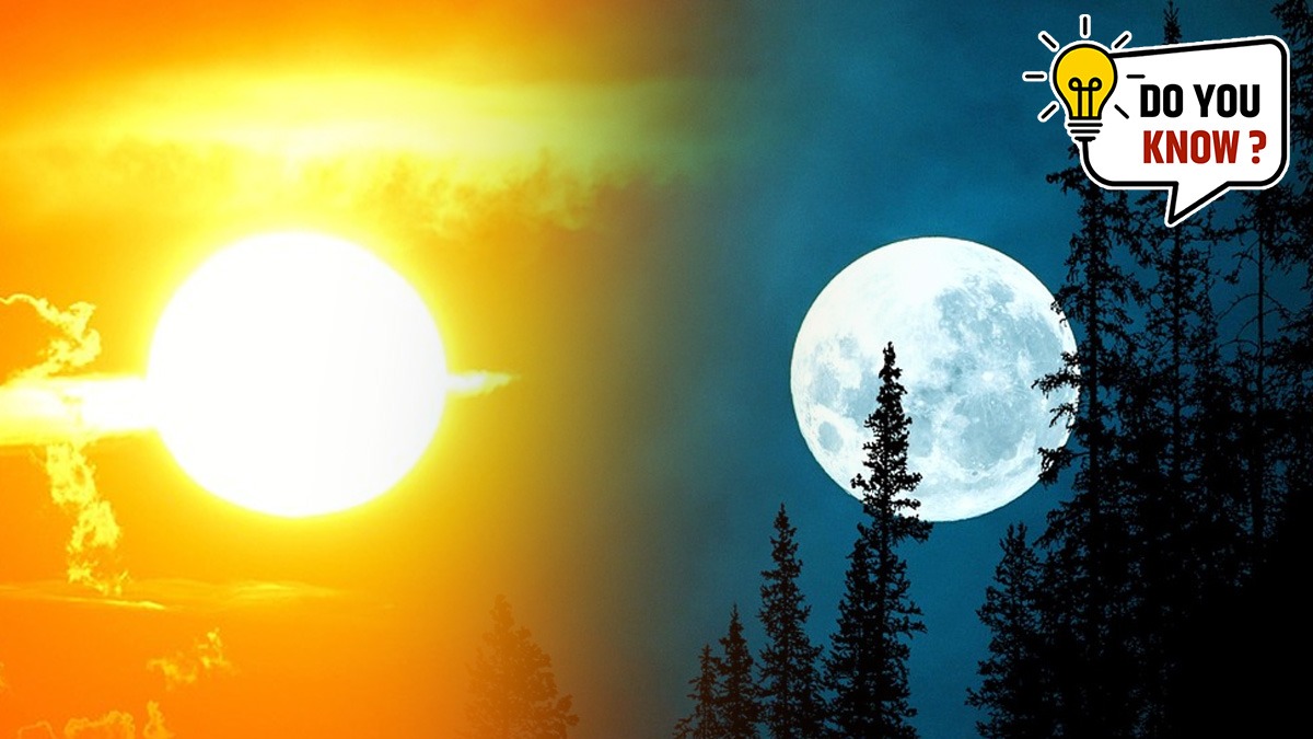 science behind sun and moon colour