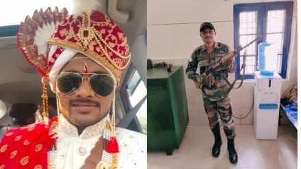 buldhana Three jawans from Buldhana district left for the border scm
