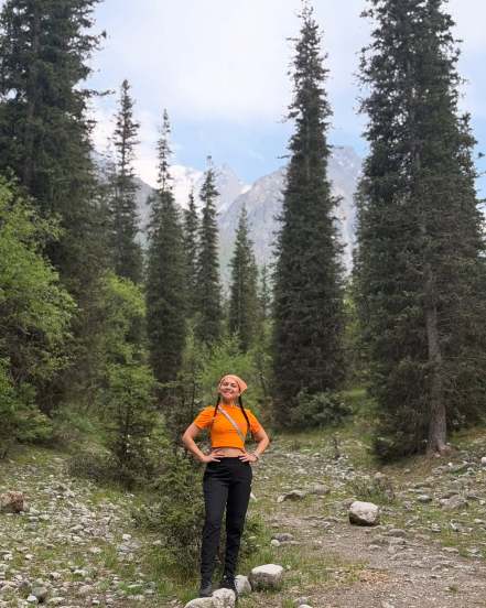 sonalee Kulkarni Kyrgyzstan Vacation photos