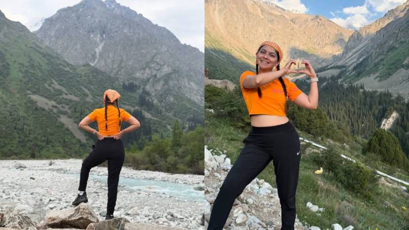 sonalee Kulkarni Kyrgyzstan Vacation photos
