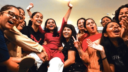 One step forward to achieve the goal, Many students succeeded in the 10th exam through hard work and struggle