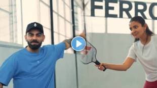 virat kohli and anushka sharma playing pickleball game