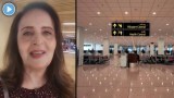 water shortage at karachi international airport pakistani actress hina bayat video