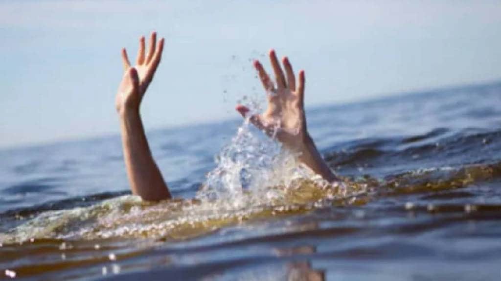 Two cousins drowned in a drain at Deulgaon Devi bodies found late Sunday evening
