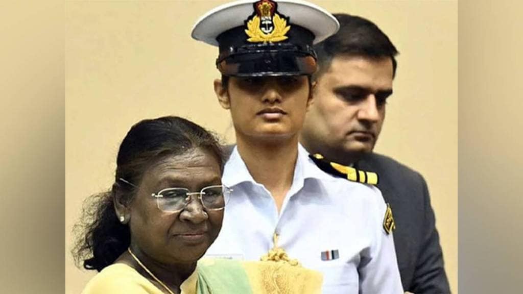 Lieutenant Commander Yashasvi Solanki First woman naval officer to be appointed as ADC