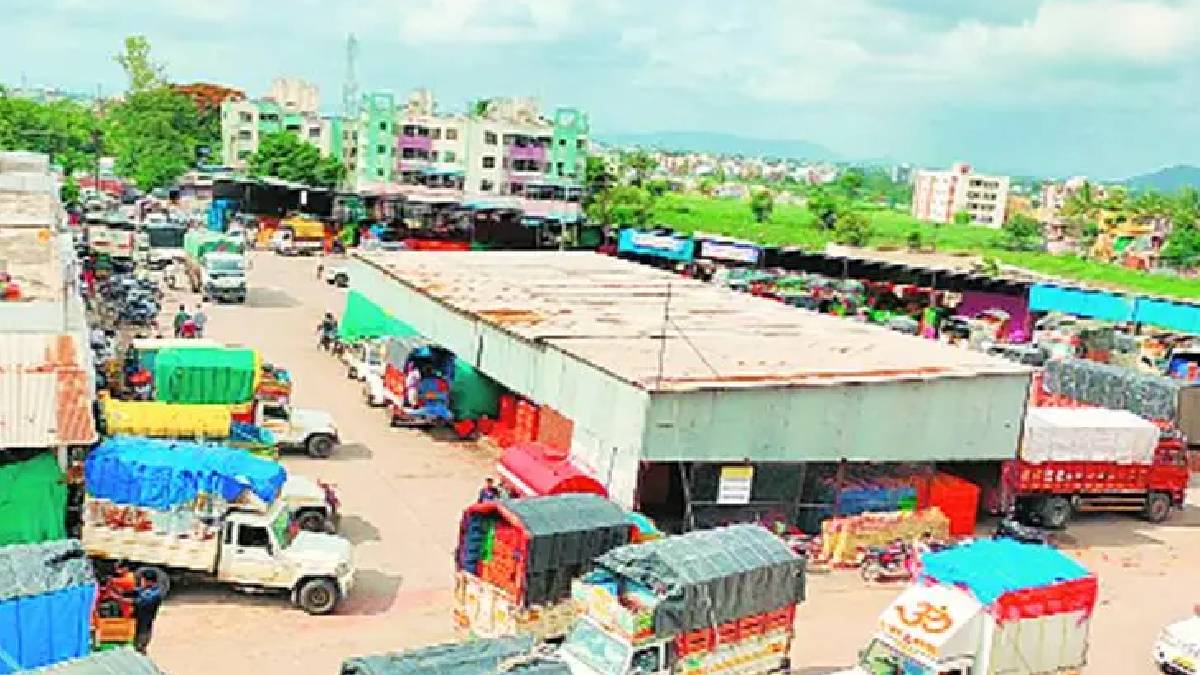 Navi mumbai APMC market controversy new entrance construction Masala Market without permis