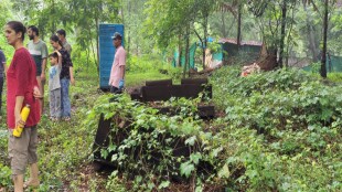 Aarey forest area littered with waste and old furniture