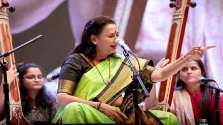 Aarti Ankalikar Tikekar performs on the occasion of Bharat Ratna Pandit Bhimsen Joshi Sangeet Academy anniversary Pune print news