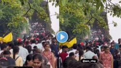 Video : ‘सिंहगड आहे की लोकल स्टेशन?’ फिरायला जाण्यापूर्वी पाहा हा व्हिडीओ; गर्दी पाहून नेटकऱ्यांचा पारा चढला!