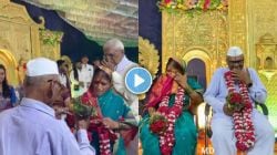 Video : ५० वर्षांचा संसार! लग्नाच्या वाढदिवशी वृद्ध जोडप्याचे डोळे आले भरून, व्हिडीओ पाहून नेटकरी म्हणाले, “इथपर्यंत पोहचायला..”