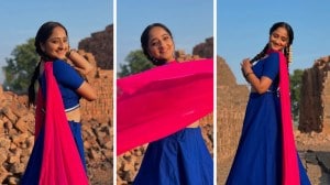 Photos: वीट भट्टीत अदिती द्रविडने केले निळ्या लेहेंग्यात हटके फोटोशूट