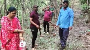 near karad at foot of Agashiv Mountain tree Plantation