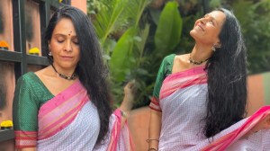Photos: पांढरी चेक्स इरकल साडी, खणाचा ब्लाऊज..; ऐश्वर्या नारकर यांचं सुंदर फोटोशूट