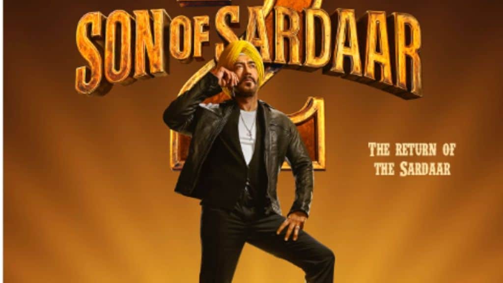 son of sardaar 2 first look poster and release date starring ajay devgn mrunal thakur