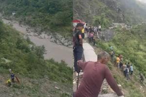 Alaknanda River Rudraprayag Bus Accident