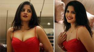 Amruta Deshmukh Red Dress Hot Look