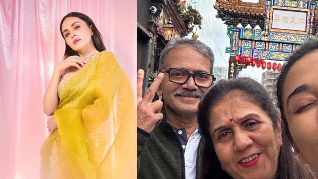 amruta khanvilkar shared a special post for father on of fathers day