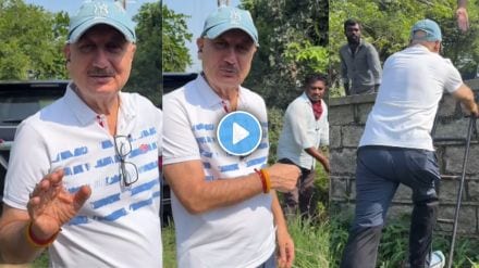 anupam kher lost way during shoot climbs wall to reach location for shooting