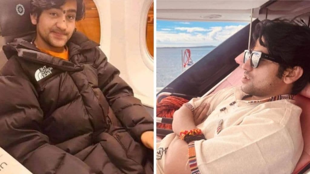 Dhirendra Krishna Shastri was recently seen wearing Gucci glasses and a jacket worth Rs 65,000